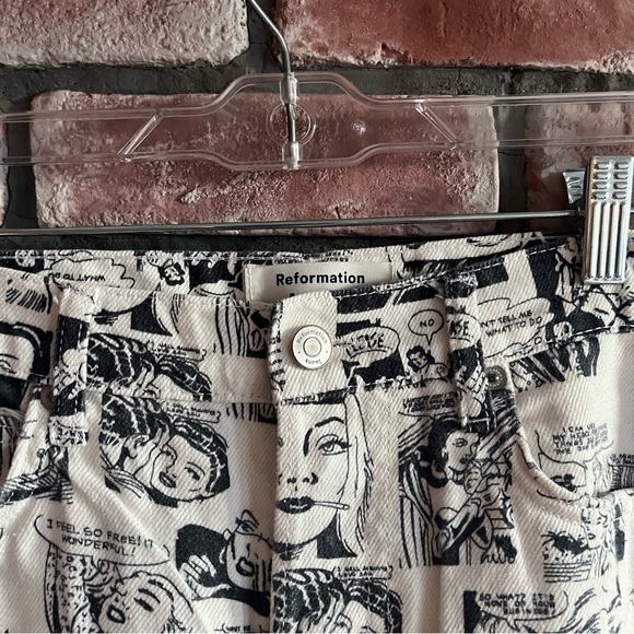 Reformation Newsprint Jeans - Picture 6 of 12